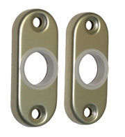 Drückerrosette / oval / F2-eloxiert