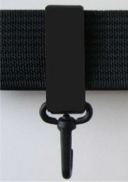 Gürtelclip BELTRIDER® - schwarz Multifunktionshalter für Kleinteile /mit Karabiner