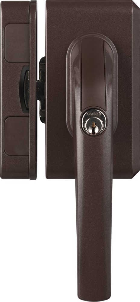 ABUS Fenstergriff-Zusatzschloss Nr. FO500N B braun mit Sperrbügel /VDS u. nach DIN 18 104-1 + SKG*** ABUS Fenstergriff-Zusatzschloss Nr. FO500N B braun mit Sperrbügel /VDS u. nach DIN 18 104-1 + SKG***