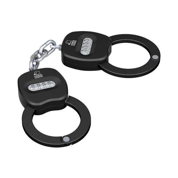 E-Scooter Schloss mit 4-stelligem Zahlenschloss inkl. 2 Notschlüssel / schwarz