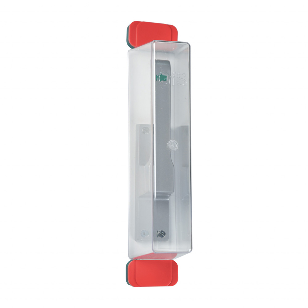 Fluchttürhaube "Typ E" zur Absicherung von Treibriegeln bei Fenstern oder Türen