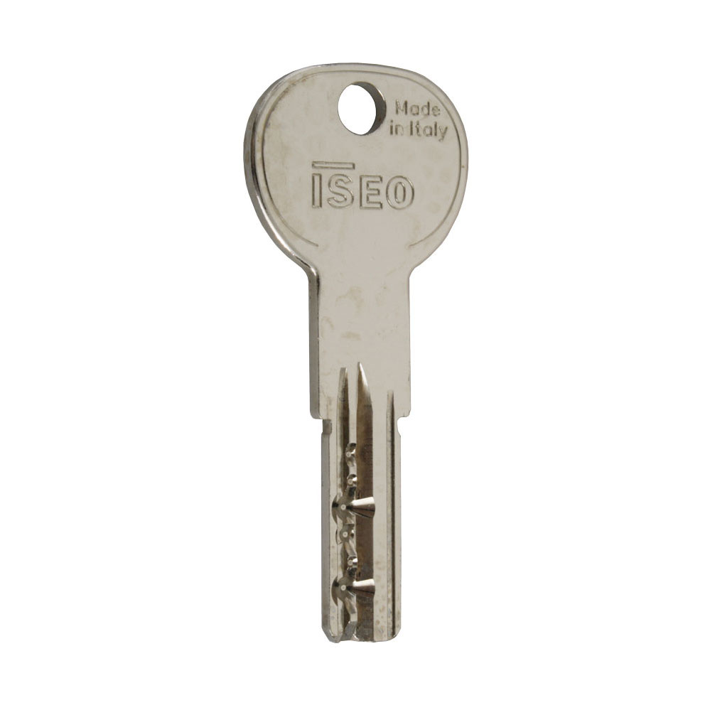 Mehrschlüssel für ISEO R6-Zylinder mit Bohrmulden