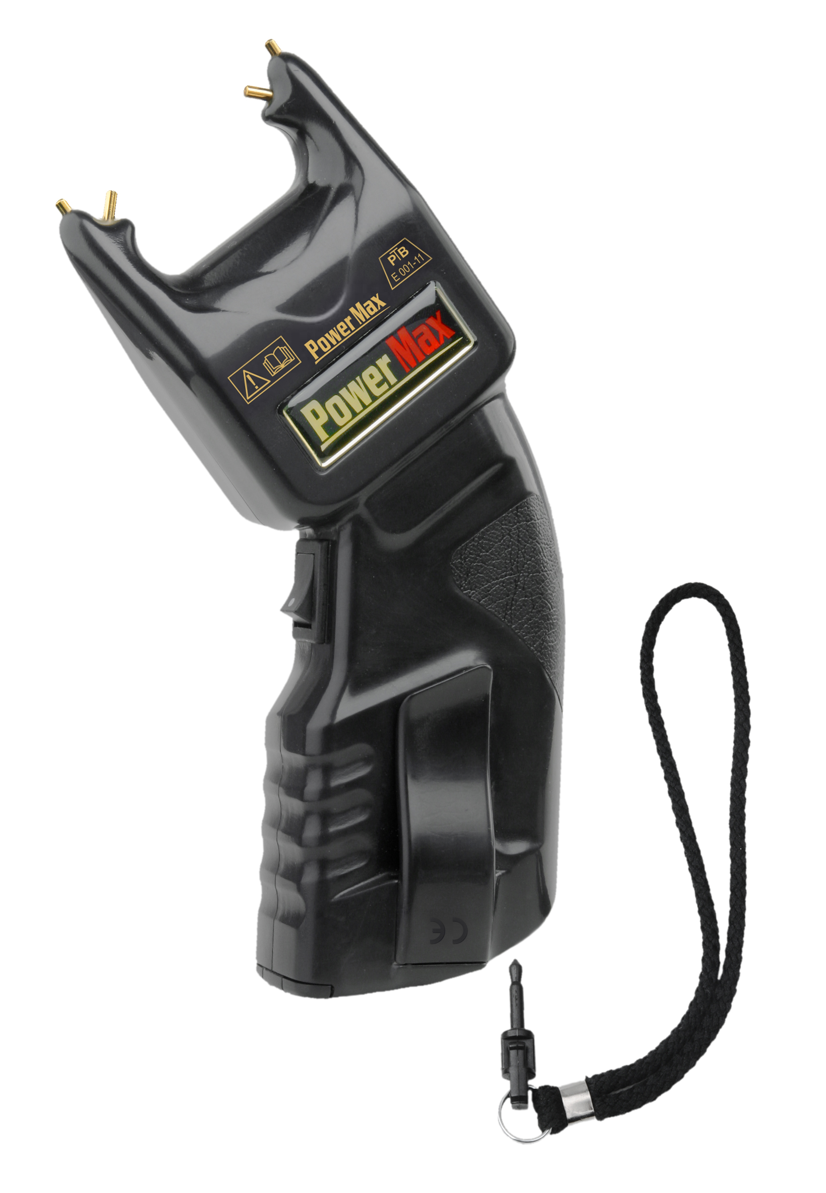 Elektroschocker Power Max = 500.000 Volt Maße: 19,5 x 9 x 2,8 cm / schwarz