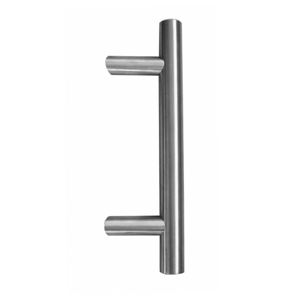 Edelstahl-Griffstangen / Länge 400 / 32 mm Durchm. Stützabstand: 200 mm / Stützen 45 Grad