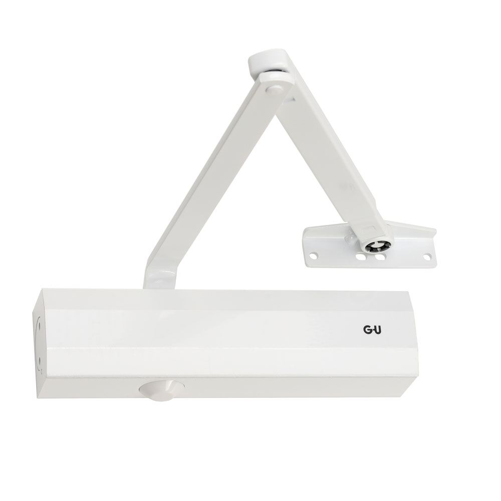 G-U-Türschließer mit Gestänge Nr. OTS 430 weiß / Größe EN 2-5 / weiß / 1250 mm max. Flügelbreite G-U-Türschließer mit Gestänge Nr. OTS 430 weiß / Größe EN 2-5 / weiß / 1250 mm max. Flügelbreite