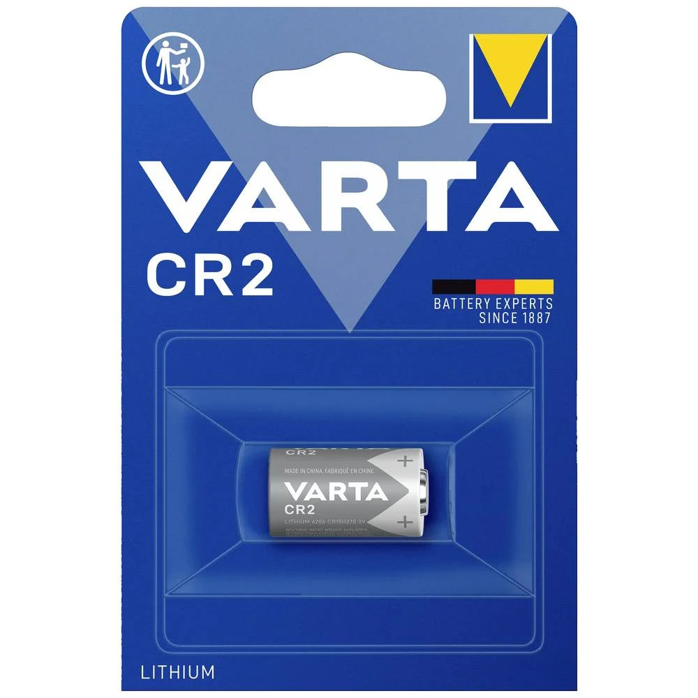 VARTA - Batterie Professional Lithium 6206 / CR2 3 Volt / 920mAh / geblistert VARTA - Batterie Professional Lithium 6206 / CR2 3 Volt / 920mAh / geblistert