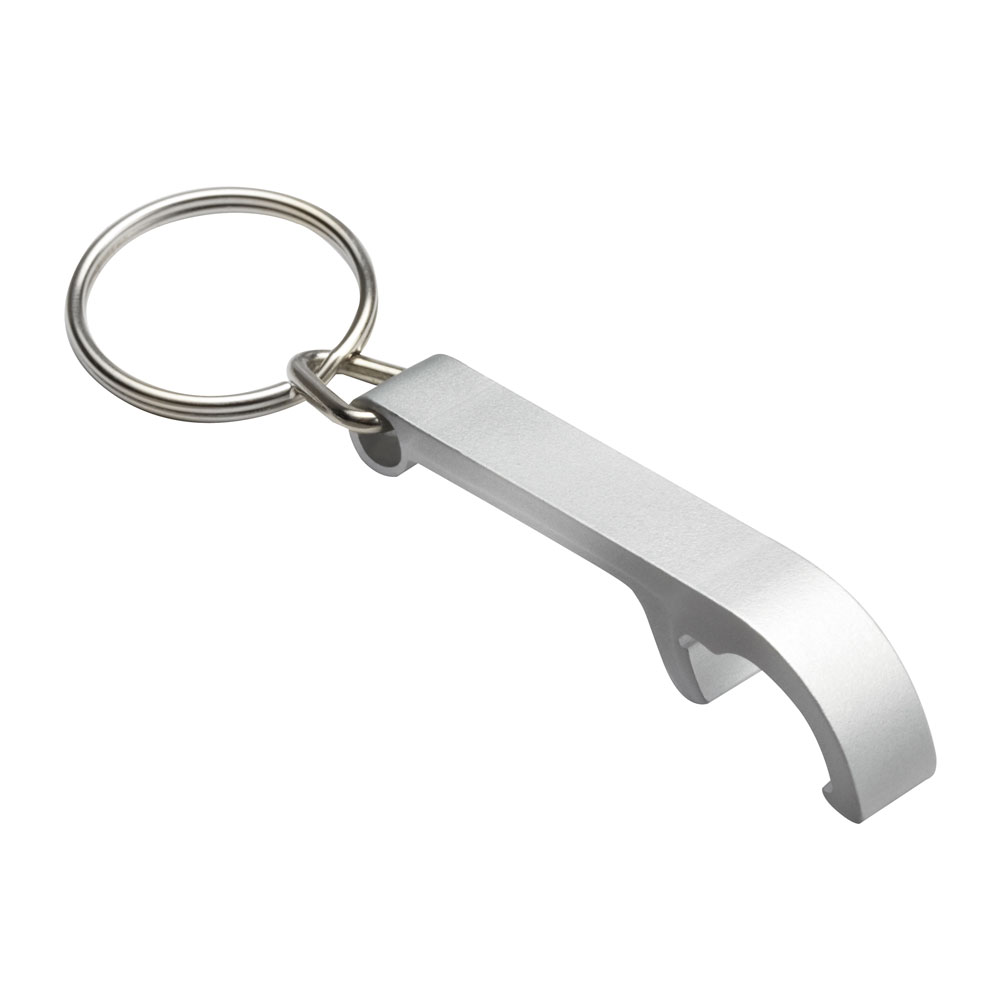 Schlüsselanhänger mit Flaschenöffner Art.-Nr.: 10296-SR / Alu-silber