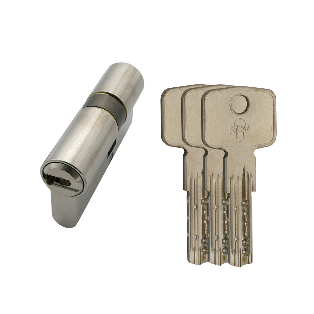 Bohrmuldenzylinder CARAT S5 mit Sicherungskarte Länge: 35/35 mm / gleichschließend