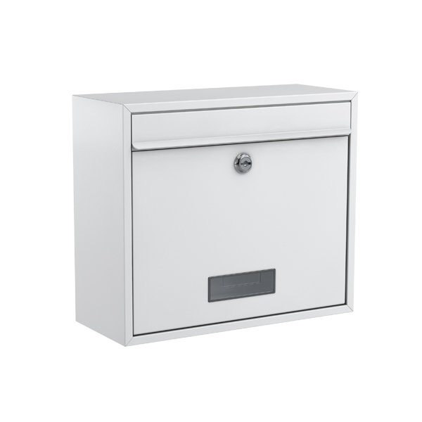 Außen-Briefkasten Stahl weiß Art.-Nr.: BK 900-W / Abmessung: 360 x 310 x 150 mm Außen-Briefkasten Stahl weiß Art.-Nr.: BK 900-W / Abmessung: 360 x 310 x 150 mm