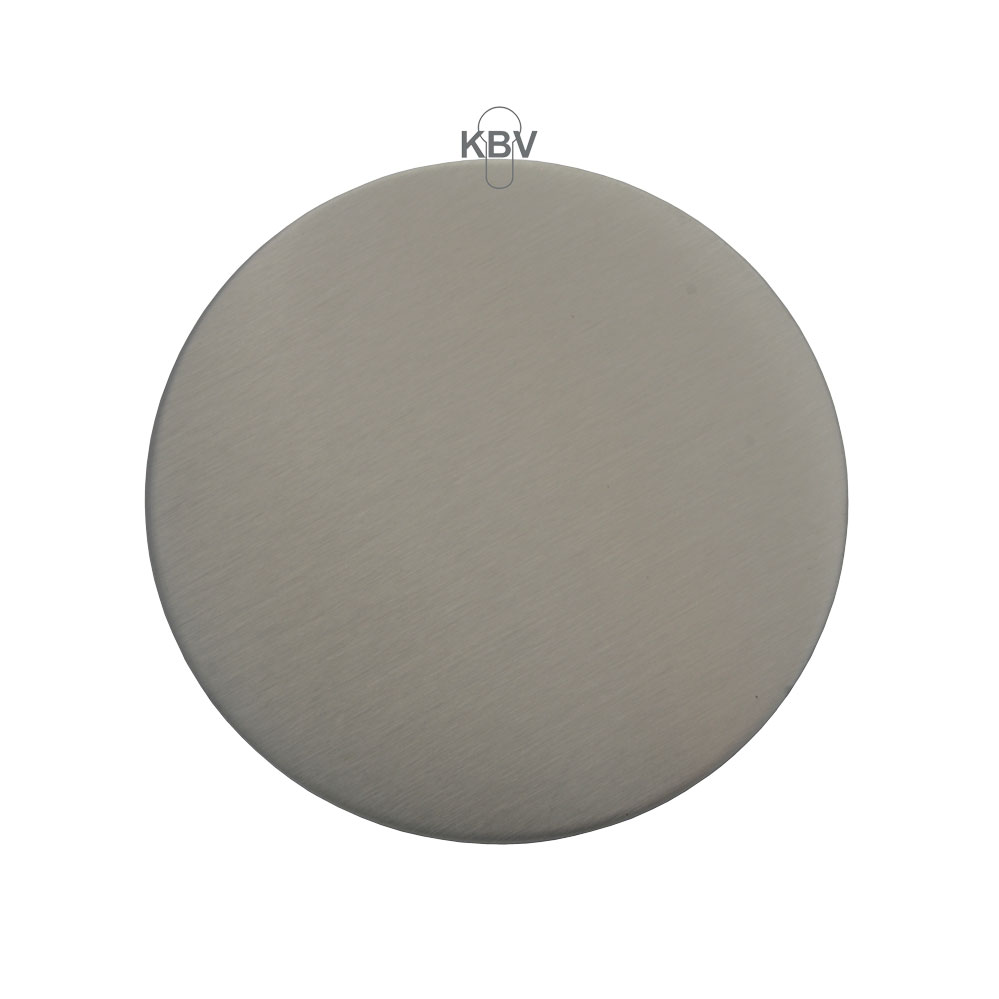 Selbstklebende Türschilder "Neutral zum Gravieren" Art.-Nr.: 6000 EDELSTAHL, 60 mm Durchmesser