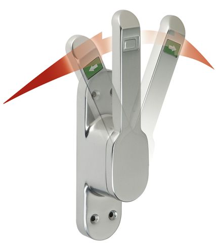 Türtreibriegel "Vario" passend für 10 mm Rundstange / F1 Türtreibriegel "Vario" passend für 10 mm Rundstange / F1