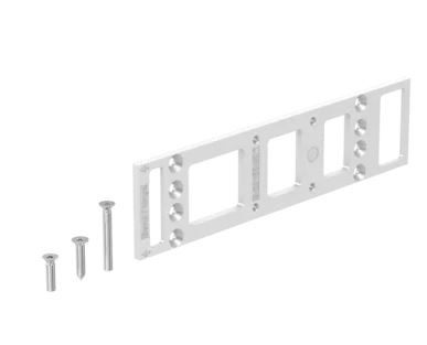 Montageplatte für G-U OTS 430 + 440 / weiß Abmessung: 236 x 58 x 5 mm