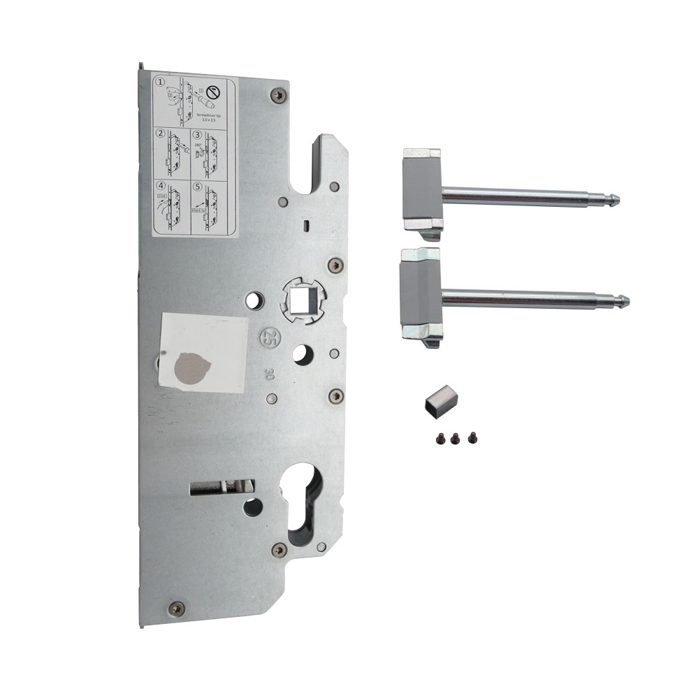 KFV ONE Reparatur-Hauptschloss-Set RHS RB1000 65-Dorn / 72mm / 10mm Drückernuss / Typ V