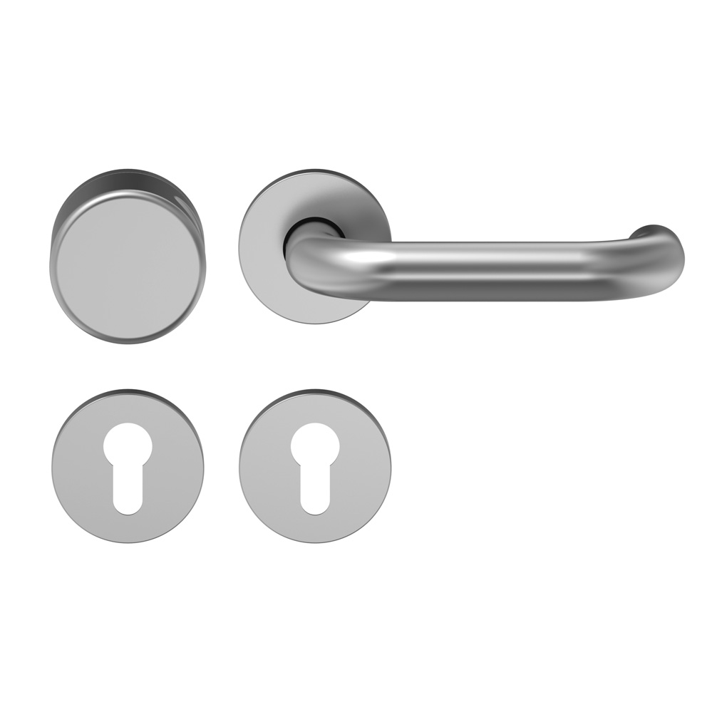 FH-U-Form Rosetten-Wechselgarnitur / 9 mm / Nr.: 357200 / F1-elox. / festdrehbar FH-U-Form Rosetten-Wechselgarnitur / 9 mm / Nr.: 357200 / F1-elox. / festdrehbar