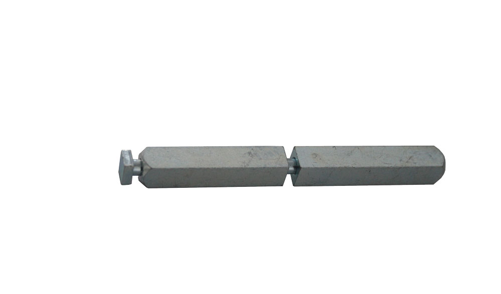 Panik-Vierkantstift für Türstärke: 54-76 mm Nr.: 12/917 - 9 x 115 mm (55/60 mm)