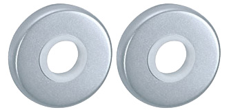 Drückerrosette / rund / F1-eloxiert mit unsichtbarer Verschraubung