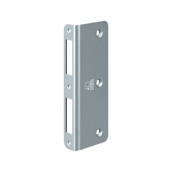 Reparaturwinkelschließblech abgerundet 160 x 60 x 20 x 2 mm / verzinkt