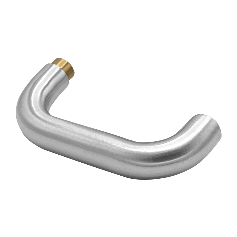 Drückerlochteil / 8 mm / passend für Schlosskästen Edelstahl / "U-Form"
