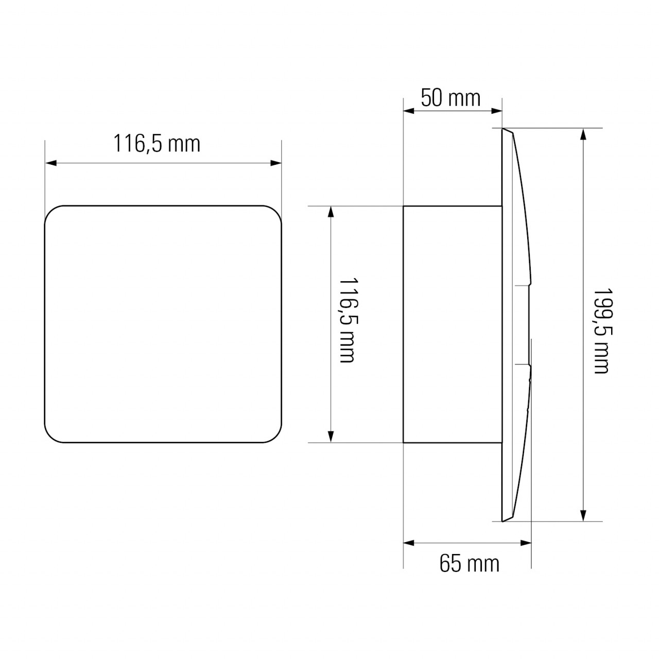 DEXCON (für Türen+Fenster) rot / 199,5 mm Durchm. inkl. 9V Batterie,Schlüsselschalter + 2 Schlüssel
