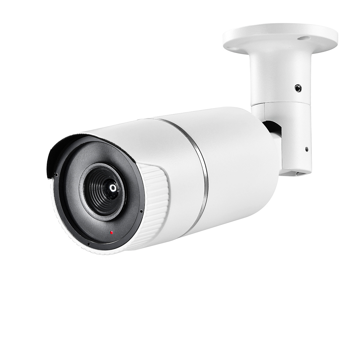 Kamera-Attrappe Nr. KA25 aus Aluminium inkl. Blinklicht, Halterung und Warnaufkleber