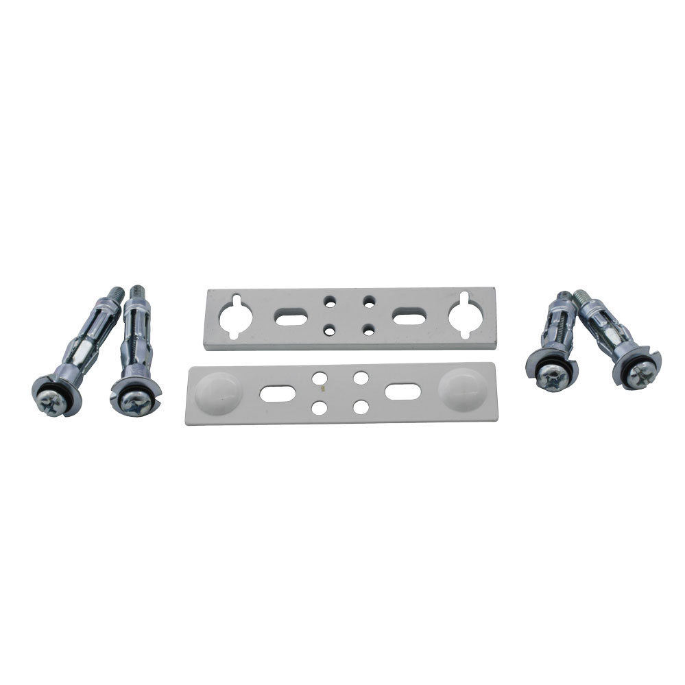 Ankerplattenset weiß für Jumbos Nr. 980 A (980 K) für Kunststofffenster ohne Stahlarmierung Ankerplattenset weiß für Jumbos Nr. 980 A (980 K) für Kunststofffenster ohne Stahlarmierung