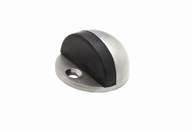 Türstopper "Halbmond" / Edelstahl matt Durchmesser: ca. 45 mm / Höhe: ca. 25 mm
