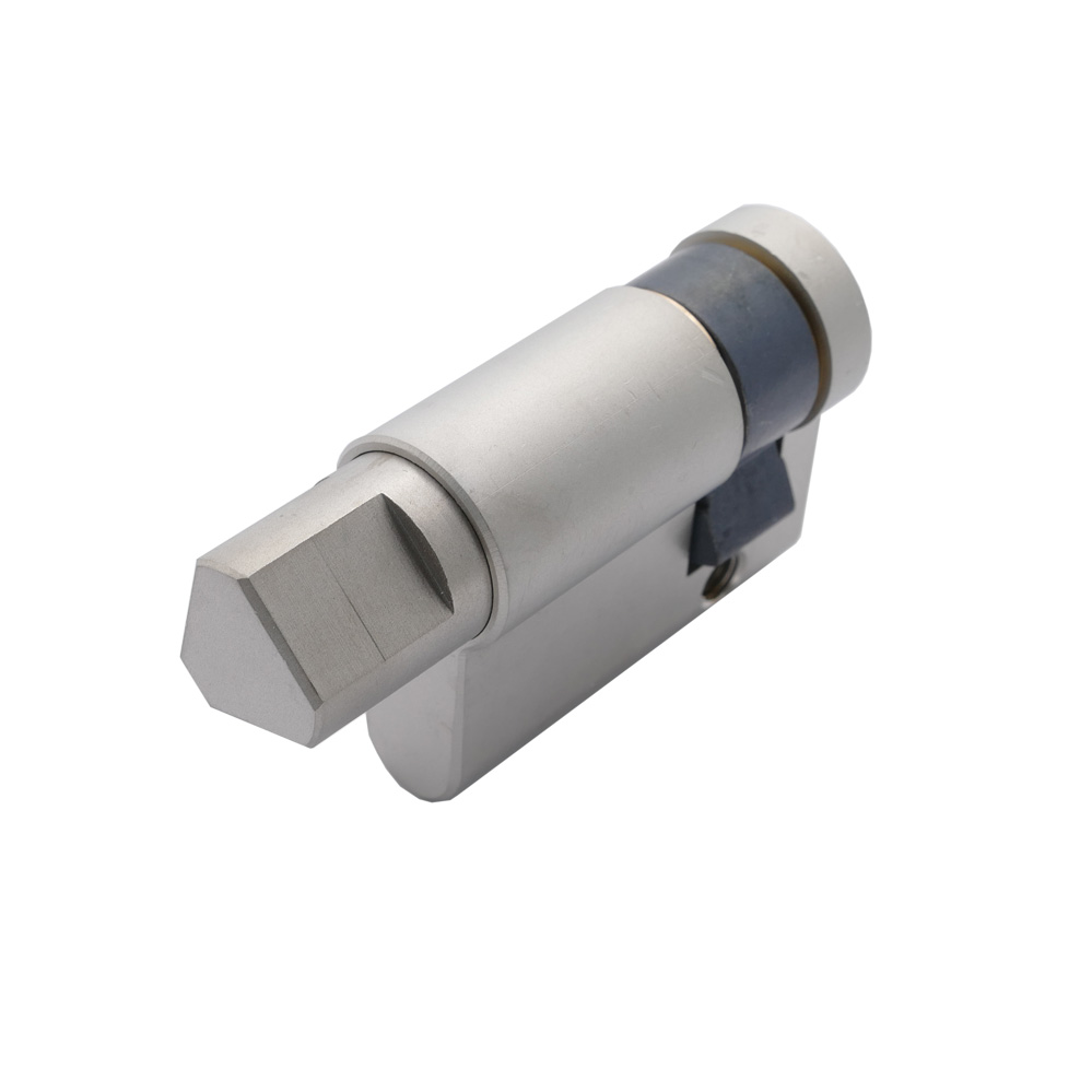 Profilhalbzylinder mit 17 mm Dreikant außenliegend ideal passend für M10-Feuerwehrdreikantschlüssel