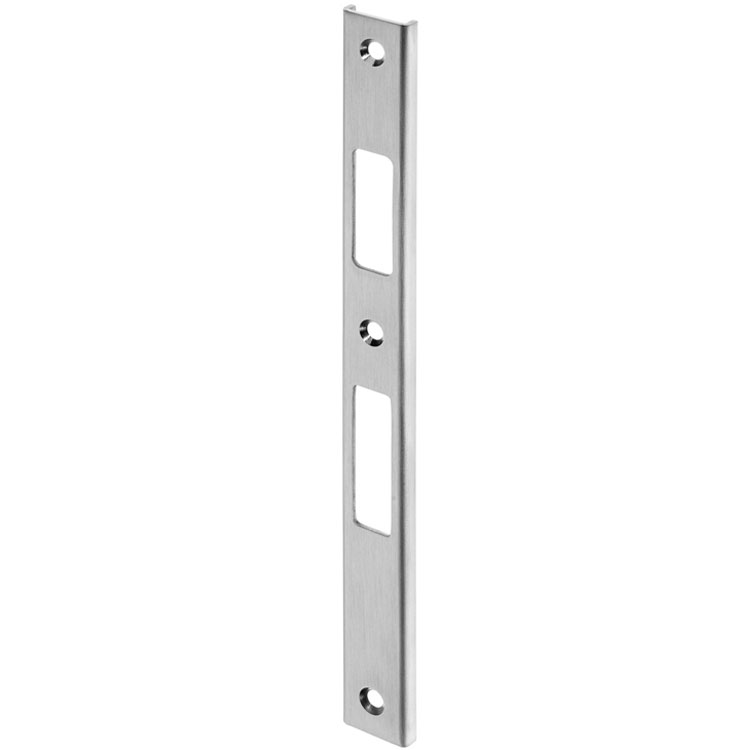 U-Profil-Schließbleche für Aluminium-Profile 245 x 24 x 6 mm / Edelstahl matt gebürstet