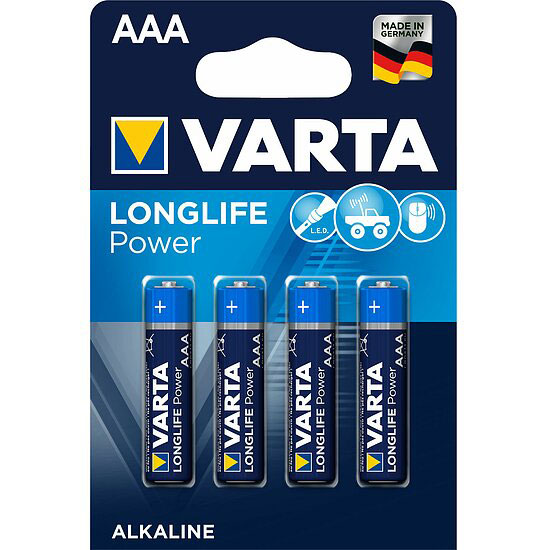 VARTA - Longlife Power Batterien / Micro AAA / LR03 Micro AAA (4903) / 1 Set mit 4 Stück !!! VARTA - Longlife Power Batterien / Micro AAA / LR03 Micro AAA (4903) / 1 Set mit 4 Stück !!!
