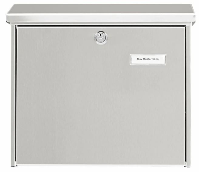 Burgwächter Briefkasten "Serie Comfort" Nr. 3913Ni / Edelstahl / SONDERNETTOPREIS