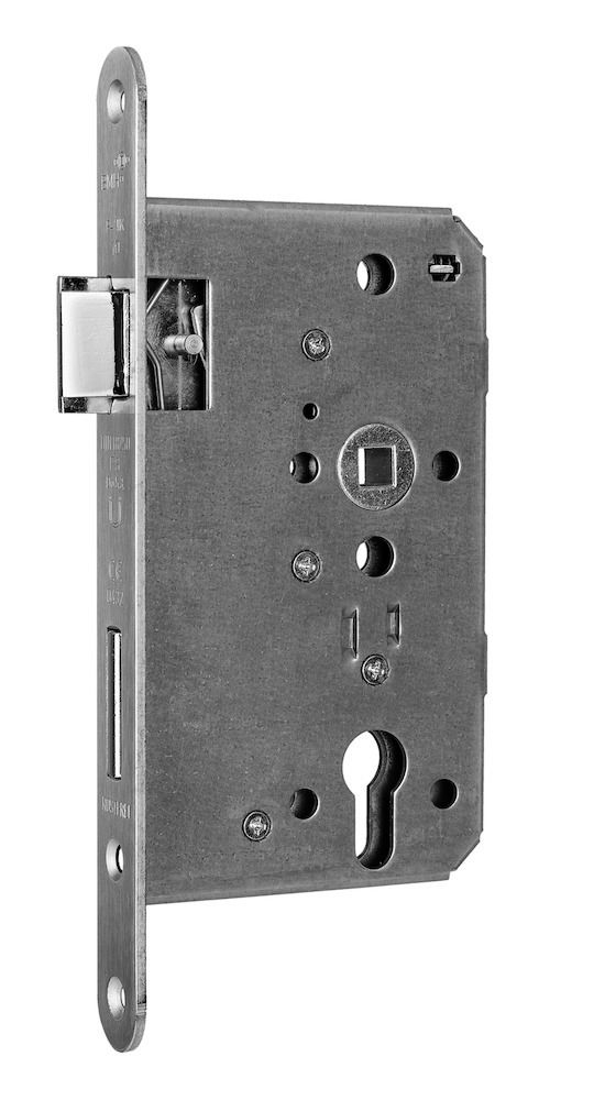 FH-Antipanik-Schloss m. 2-teil. Drückernuss / DLS/ Nr.1013 PZ / 72 mm / 65 Dorn / 9 mm / 20 mm Stulp FH-Antipanik-Schloss m. 2-teil. Drückernuss / DLS/ Nr.1013 PZ / 72 mm / 65 Dorn / 9 mm / 20 mm Stulp