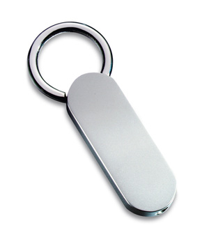 Schlüsselanhänger "oval" Art.-Nr.: 10018 / Metall mattsilber Schlüsselanhänger "oval" Art.-Nr.: 10018 / Metall mattsilber