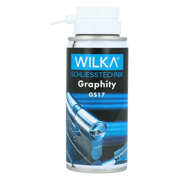 Zylinder-Pflegeschmierstoff Graphity GS17 / 100 ml ideal einsetzbar für WILKA Zylinder