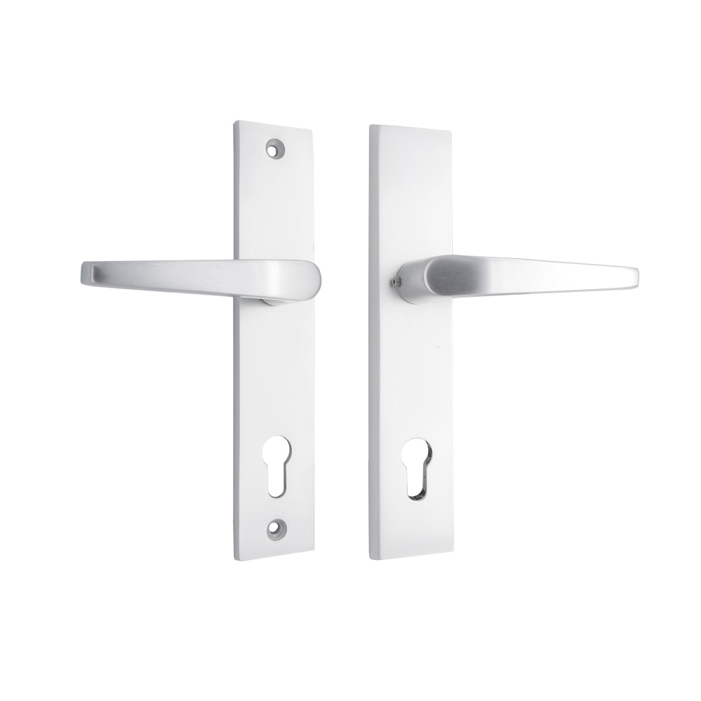 Schutzdrückergarnitur / 92 mm / Nr. 9212 HB-F1/ 12 mm Außenschildstärke / F1-eloxiert