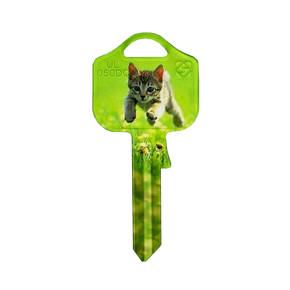 Universal-Schlüsselrohling "Katzen-Motiv"