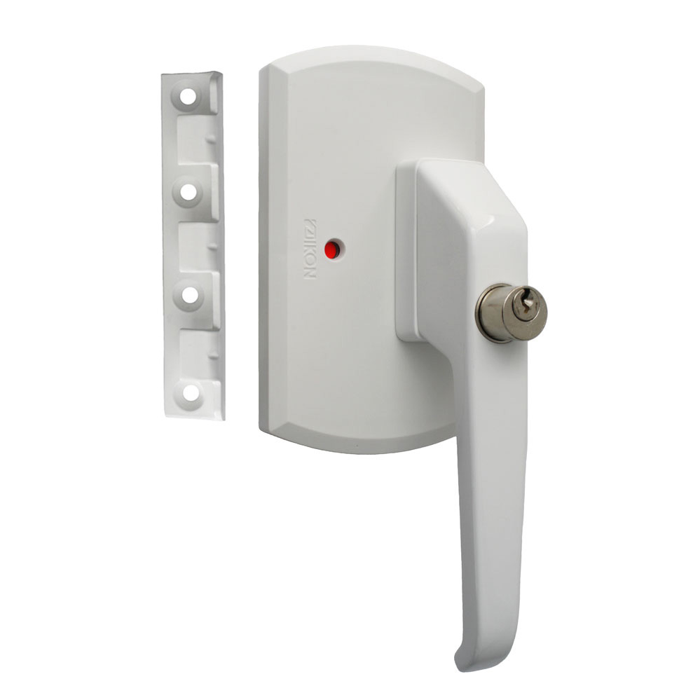 Krallfix-Fenstersicherung mit Fenstergriff Nr. 2004 / weiß / VDS-anerkannt / m.Druckzylinder Krallfix-Fenstersicherung mit Fenstergriff Nr. 2004 / weiß / VDS-anerkannt / m.Druckzylinder