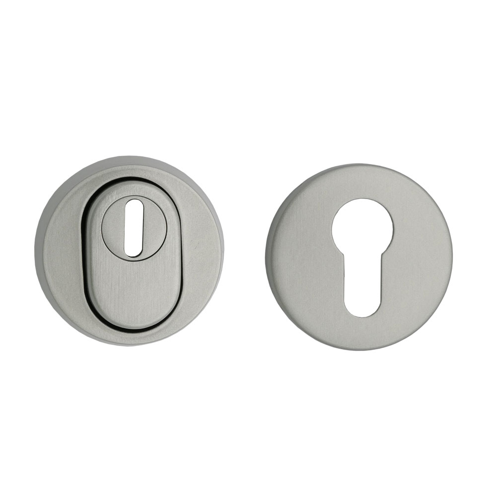 KZS-Schutzrosetten für Holztüren, rund, PZ F1-elox. / passend für 8-18 mm Zylindervorstand KZS-Schutzrosetten für Holztüren, rund, PZ F1-elox. / passend für 8-18 mm Zylindervorstand