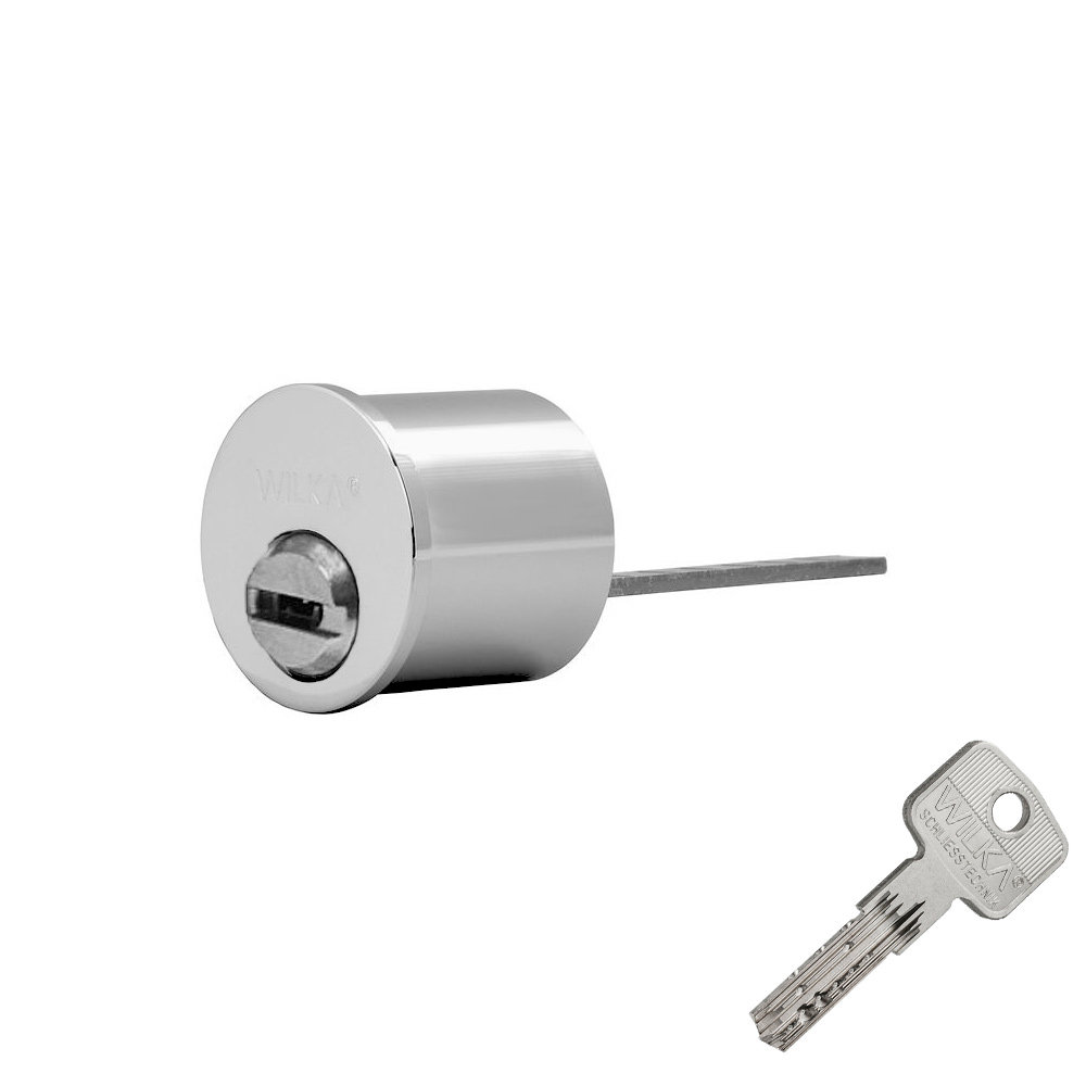 Außenzylinder CARAT S5 mit Sicherungskarte mit kurzer Mitnehmerstange (für ABUS) / VS