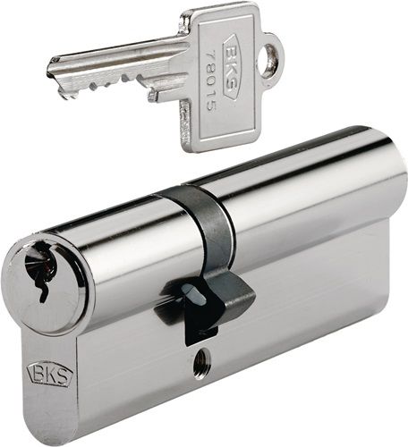 BKS Profildoppelzylinder Nr. PZ 8812 mit N+G Länge: 50/55 mm - verschiedenschließend