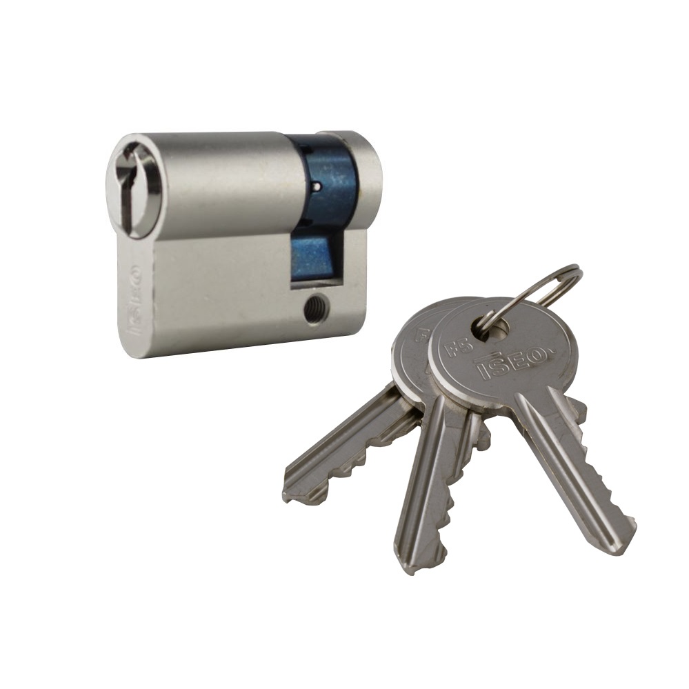 Profilhalbzylinder Nr. 820970109 - GS 70/10 mm - mit verstellbarer Schließnase