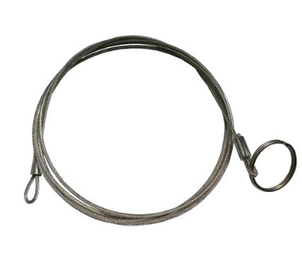 Ersatzzugseil aus Stahl für Türklinkenangel 