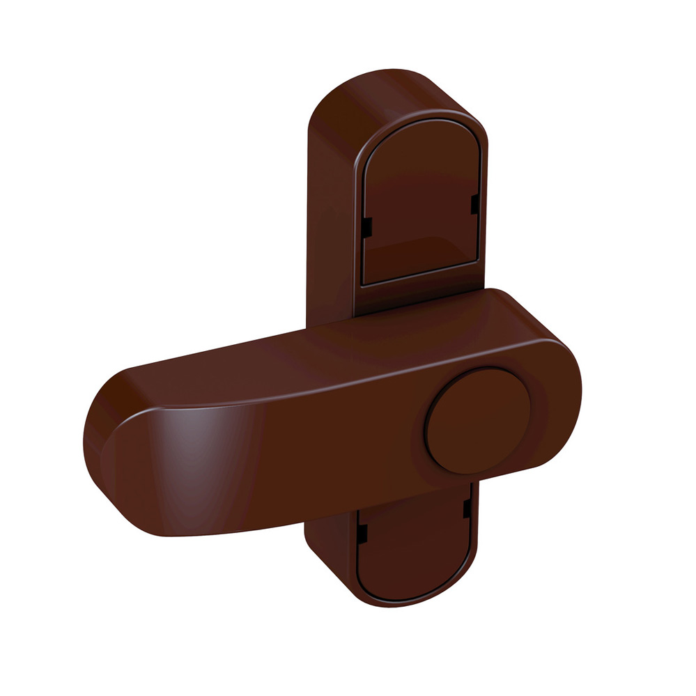 Fenster- und Fenstertüren-Zusatzsicherung / braun für 1-flügel. Fenster- und Fenstertüren Nr. FS500