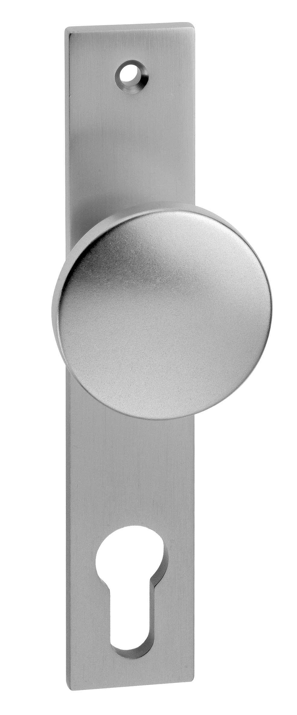 Knopfkurzschild passend für Schlosskästen fest / 72 mm / Lochabstand = 67 mm / F1