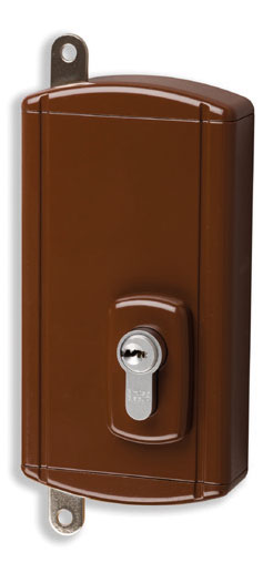 Stangenverriegelung / braun / DLS / Nr. SL 100 kpl. mit Stangen (1 mtr.+1,35mtr.) /VDS-anerkannt