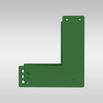 Montagwinkel (L-Form) für EH-Türwächter BASIC grün / für (Glas)-Rahmentüren