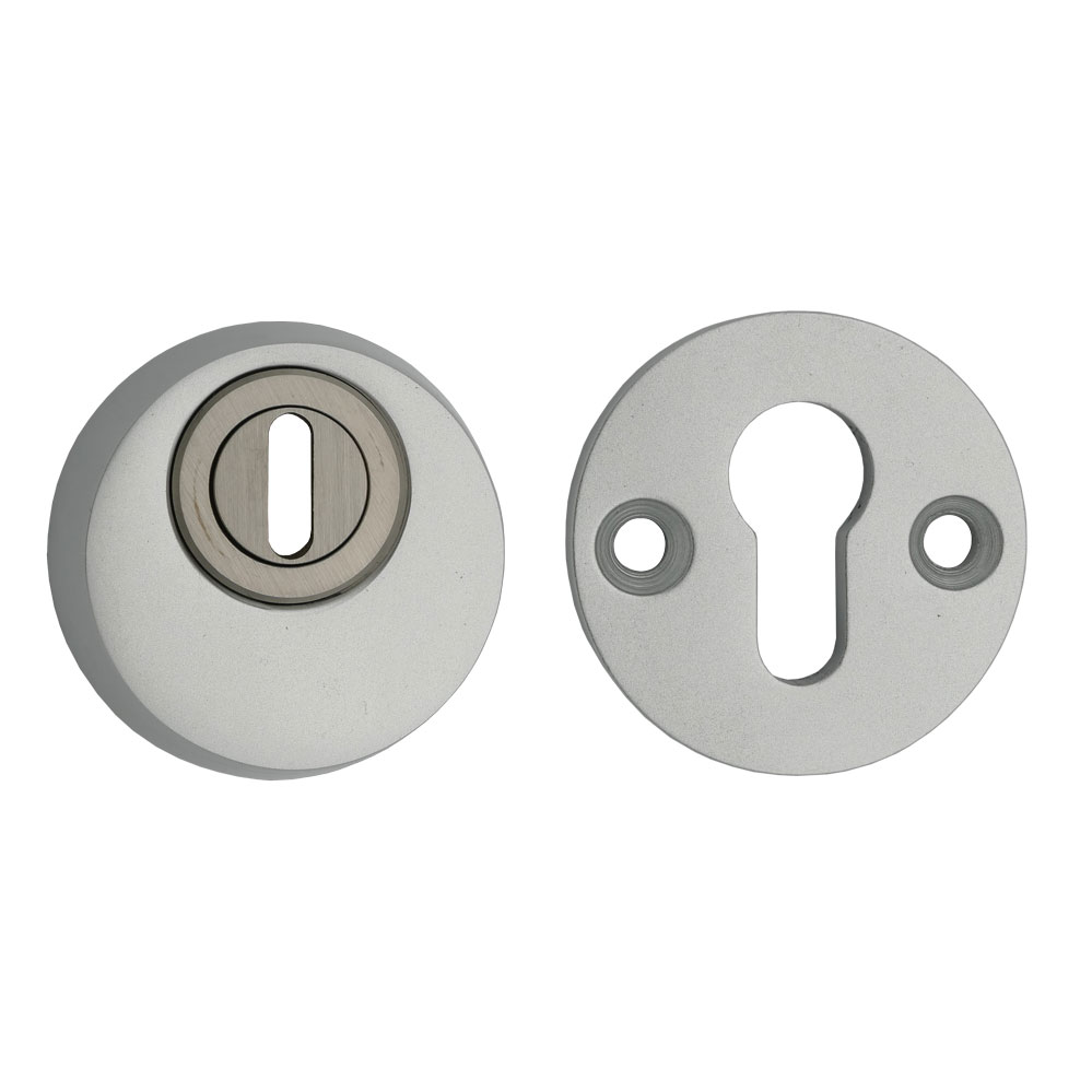 Kernzieh-Schutzrosetten für Holztüren, rund Art.-Nr.: 475KZS, F1, 9-13 mm Zylindervorstand