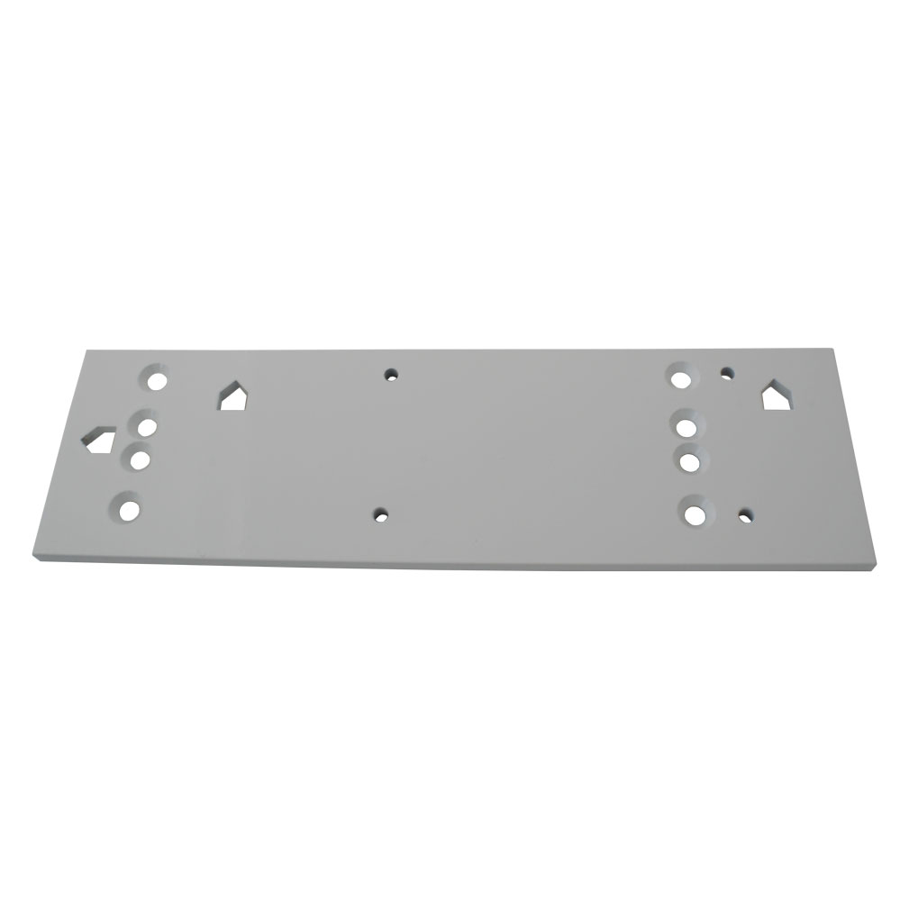 Montageplatte für Dormakaba TS 71 weiß Abmessung: 232 x 68 mm