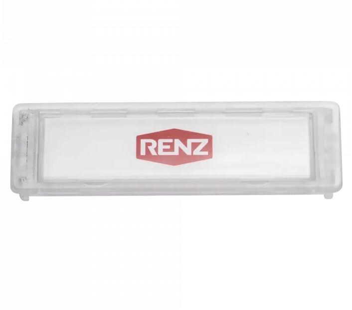 RENZ-Namensschilder Nr. 97-9-82016 glasklar / 1 VE = 10 Stück