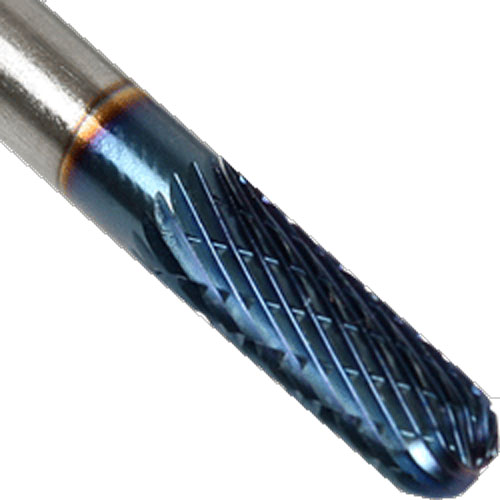 Hartmetall-Fräser 3 x 60 mm mit Blue-Tec Beschichtung WRC/ HP-3
