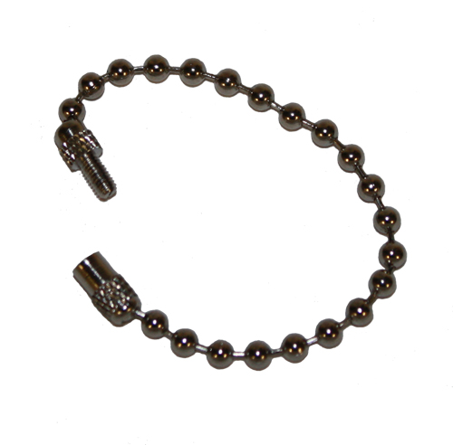 Kugel-Kurzkette mit Schraubverschluss Verp.-Einheit: 25 Stück / SONDERNETTOPREIS